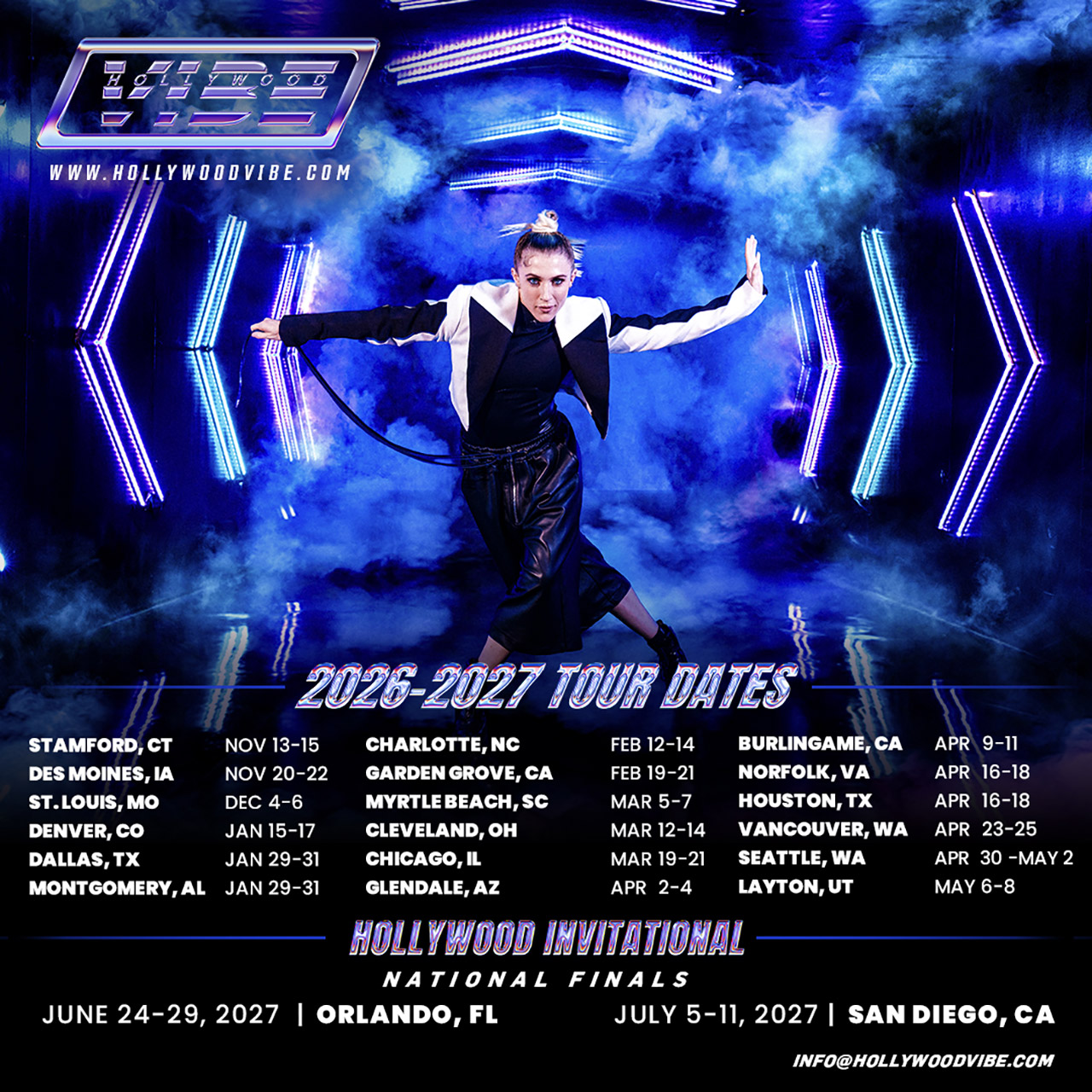 Hollywood Vibe 2026–2027 Tour Dates